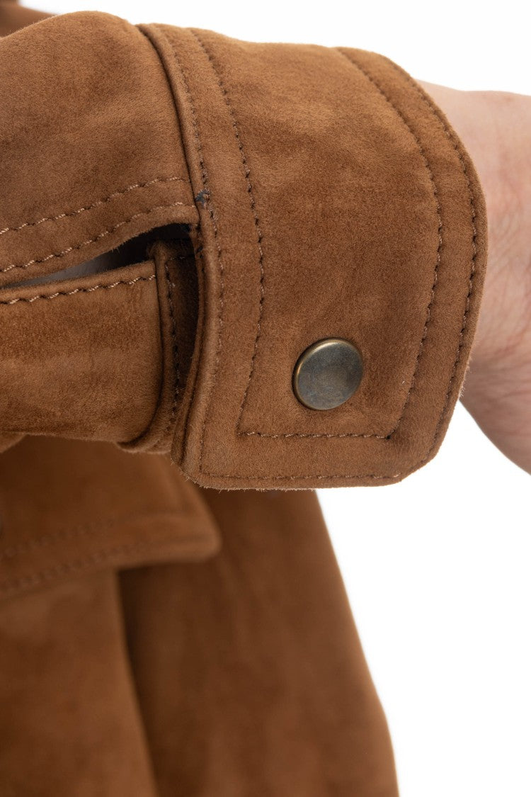 Salvatore Santoro Suede Trucker Jacket