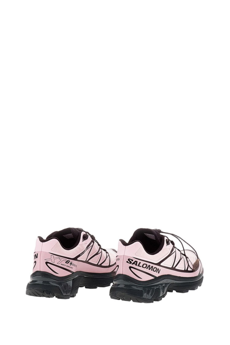 Salomon Pink Xt-6 Gtx Waterproof Trail Running Sneakers