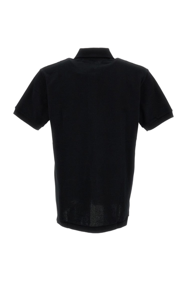 Comme Des Garçons Classic Black Cotton Piqué Polo Shirt