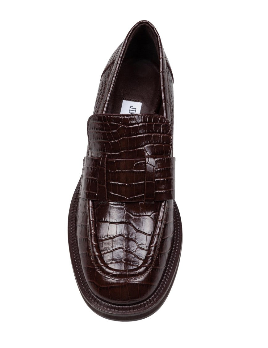 Jimmy Choo Tylor Loafer In Crocodile Print Leather