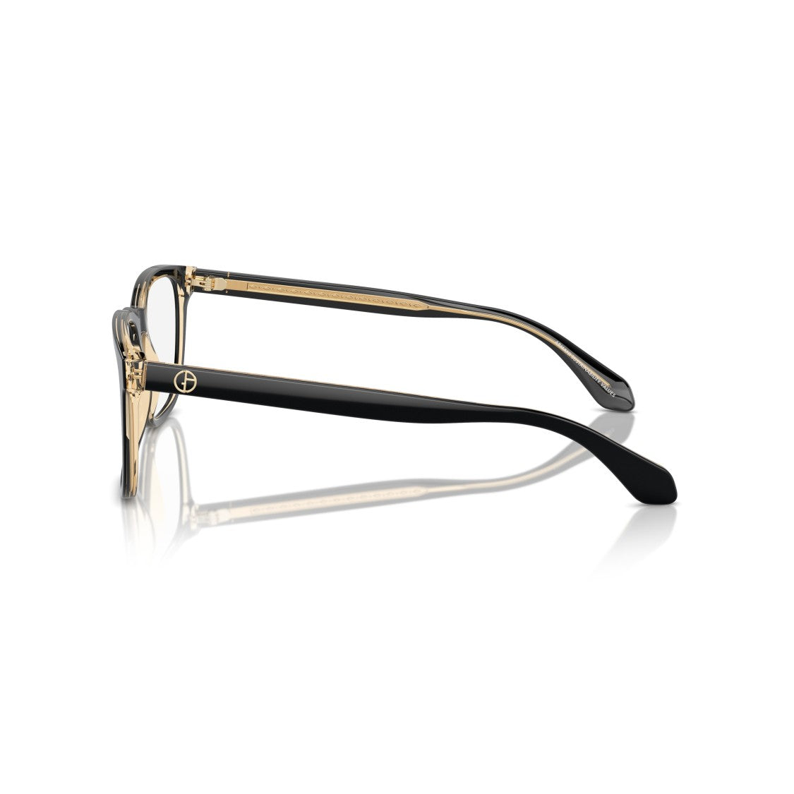 Giorgio Armani 0Ar7255 Rectangular Eyeglasses With Bold Acetate Frame