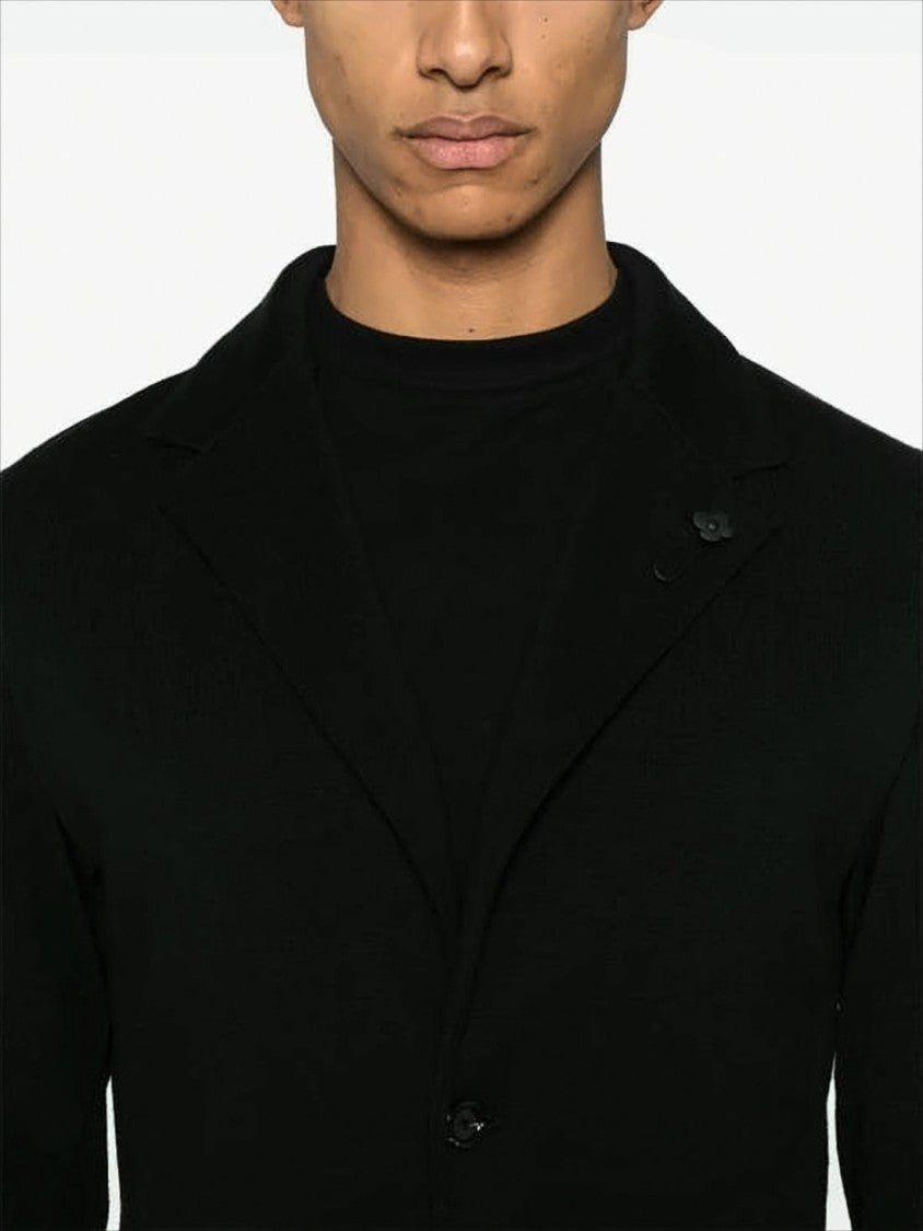 Lardini Two-Button Tailored Jacket With Minimalist Design