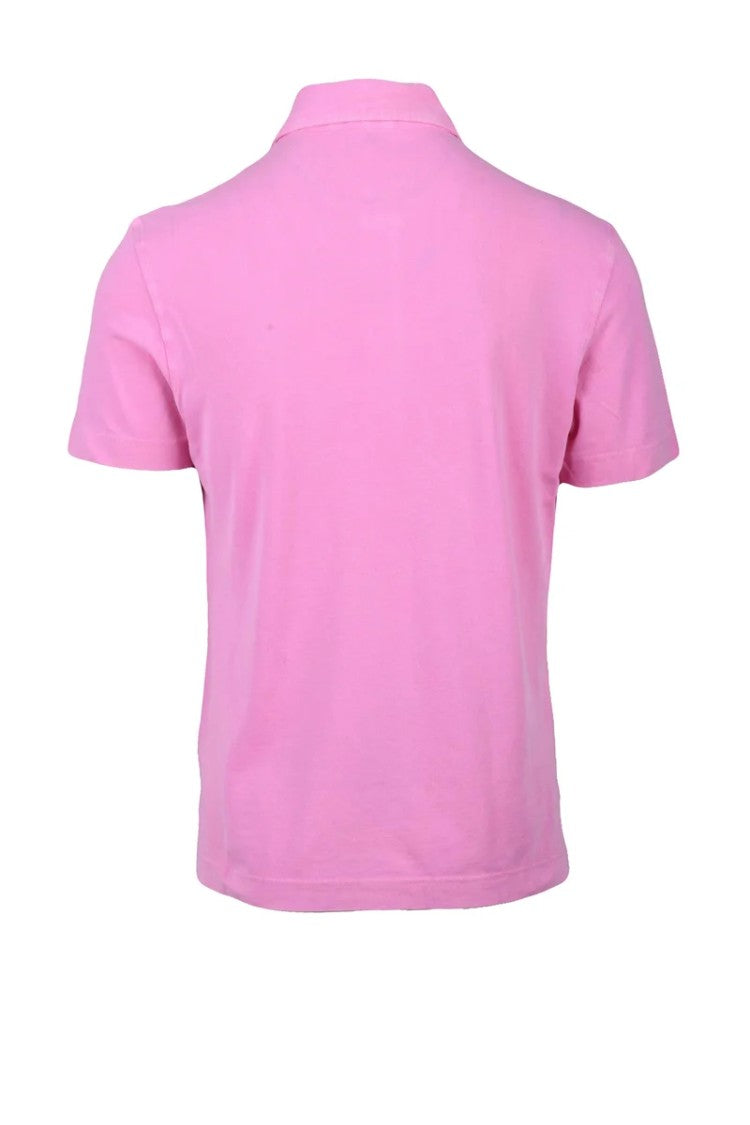 Drumohr Pink Cotton Polo Shirt