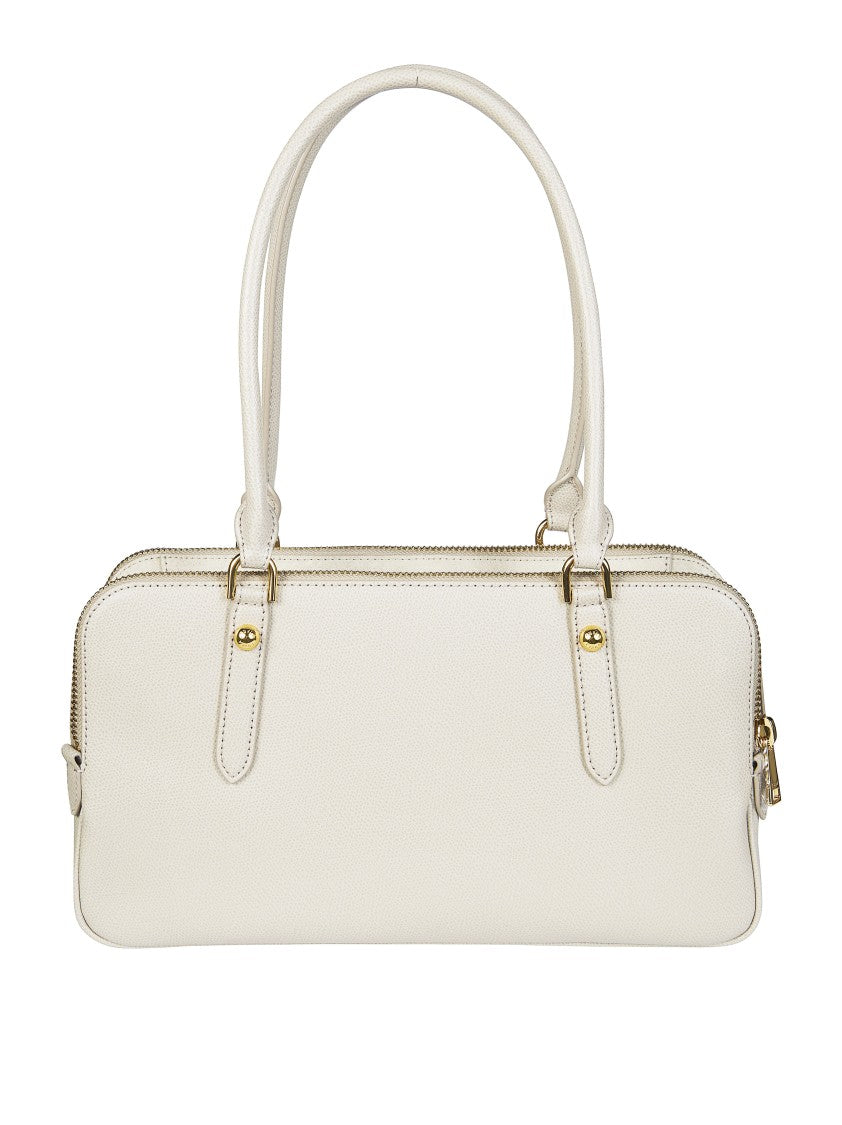 Furla White Furla Giulia M Boston Bag