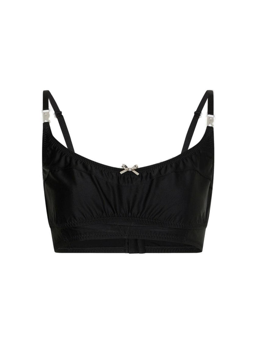 Rabanne Haut Bra Top Black