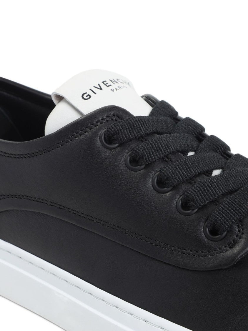 Givenchy Low-Profile Black Calf Leather Sneakers