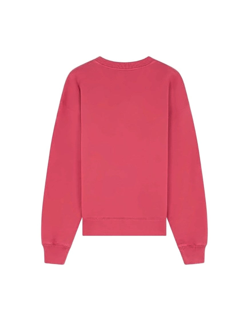 Maison Kitsuné Pink Long-Sleeve Shirt With Embroidered Logo