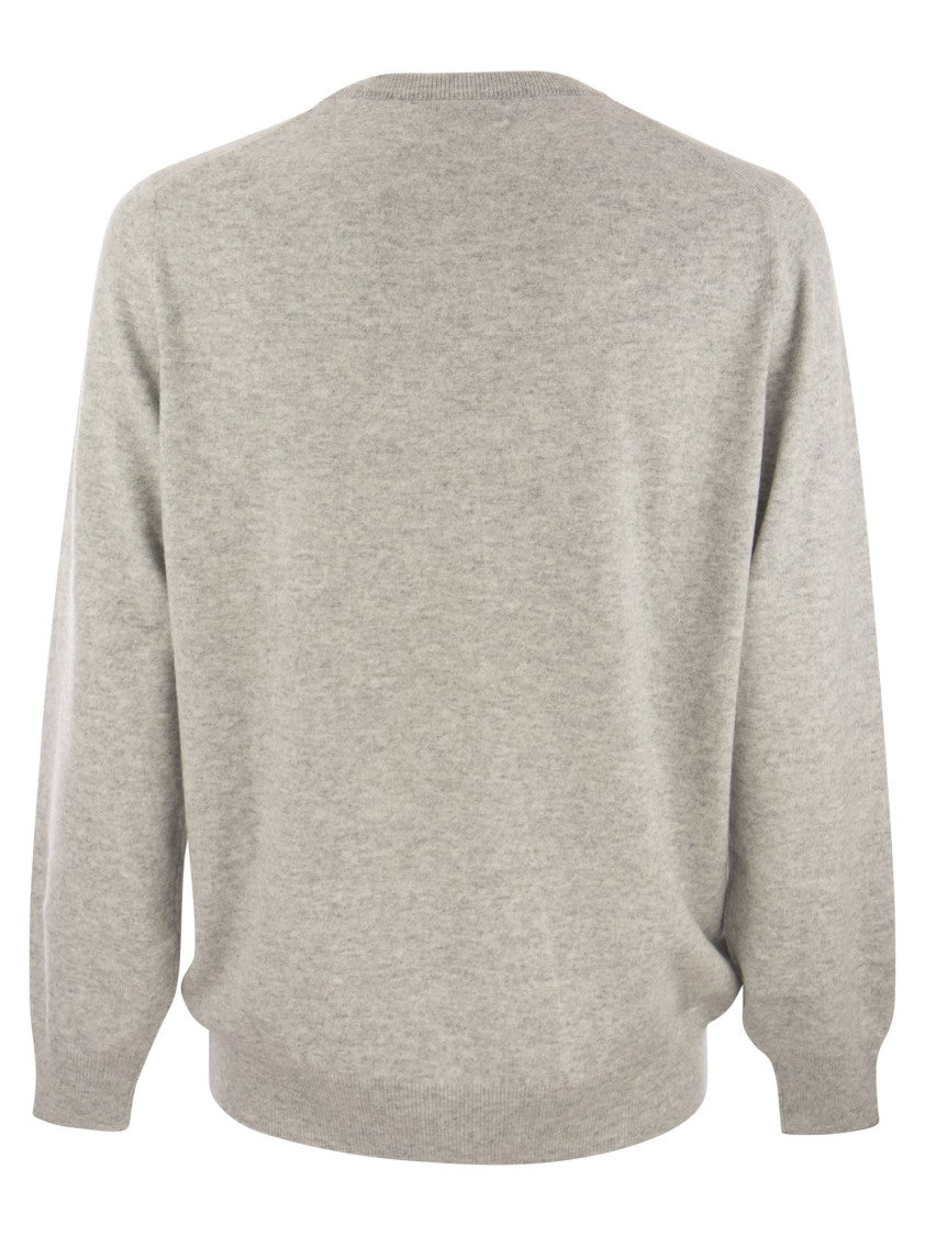 Brunello Cucinelli Pure Cashmere Crew-Neck Sweater