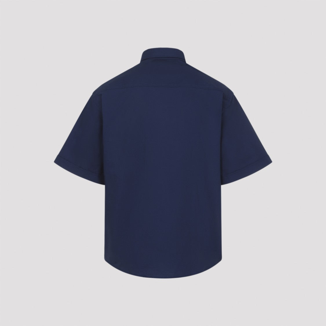 Ami Paris Button-Down 100% Cotton Shirt With Relaxed Fit