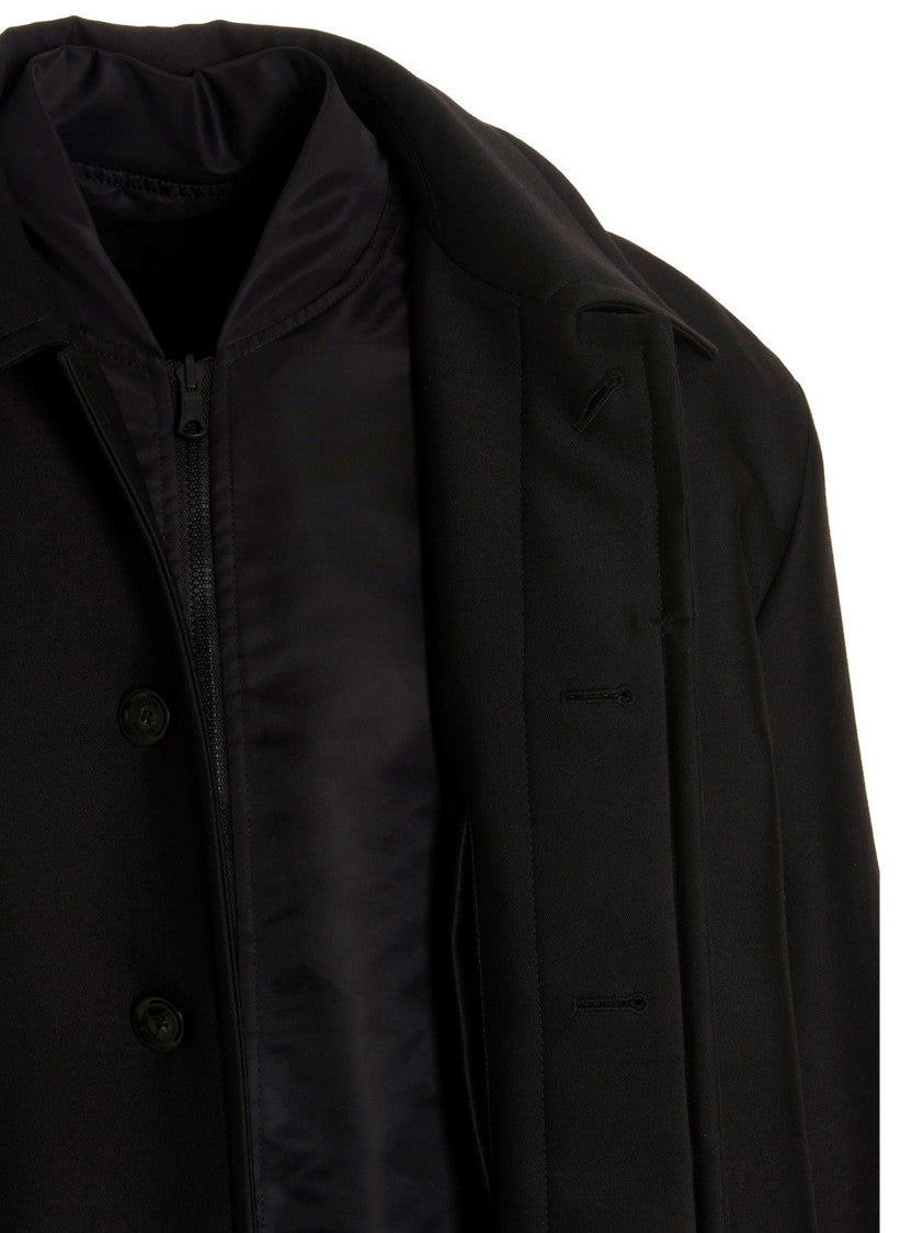 Valentino Garavani Valentino Pink Pp Collection Reversible Long Coat
