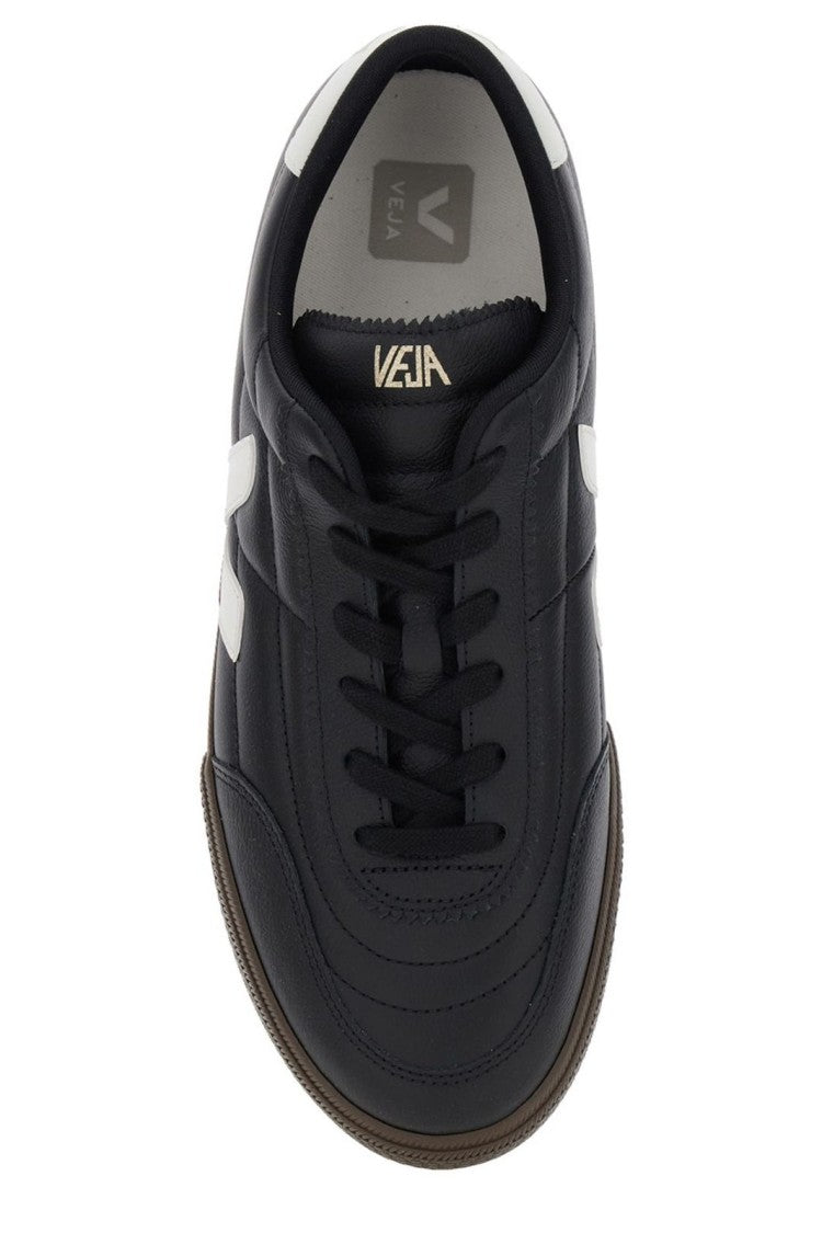 Veja Low-Top Sneakers With Textured Black Upper