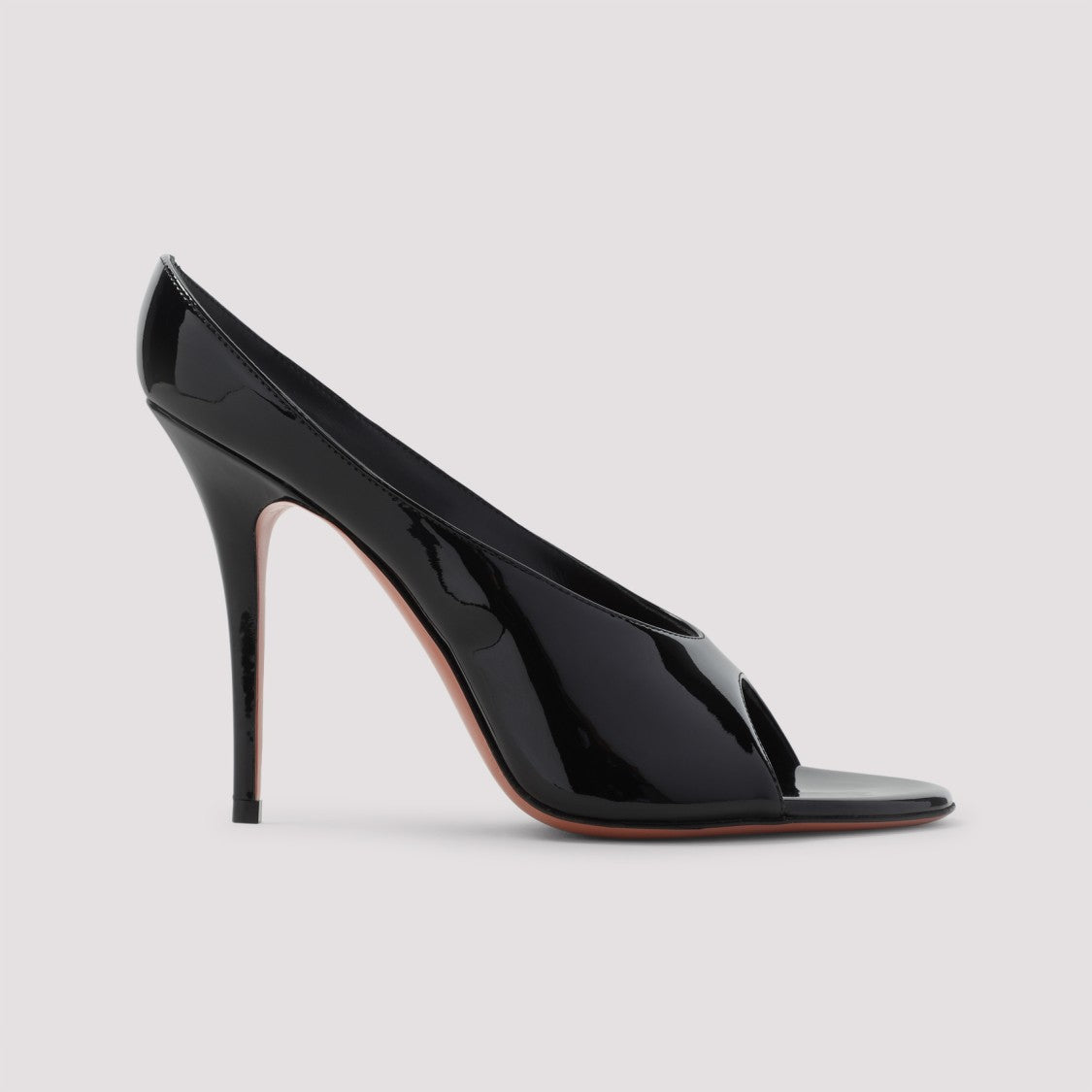 Amina Muaddi Anok 105 Patent Slippers