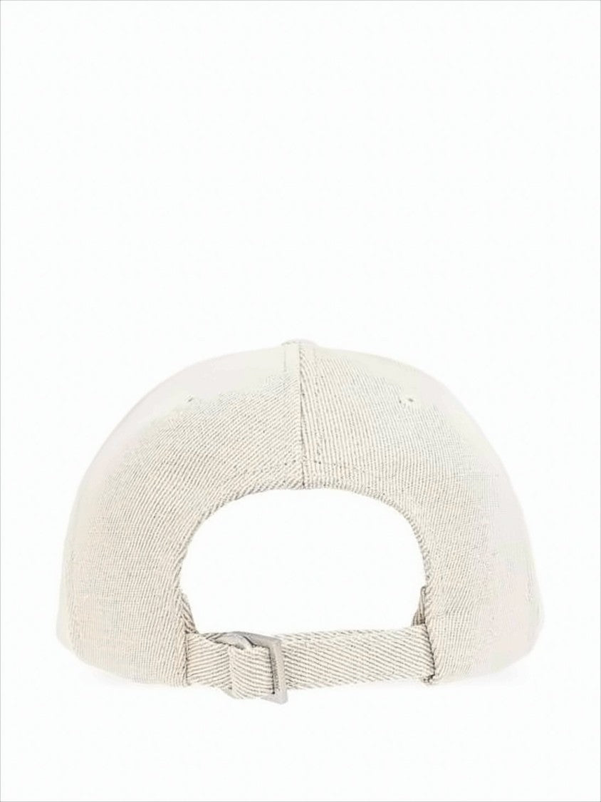 Jacquemus Textured Fabric Cap With Embroidered Logo