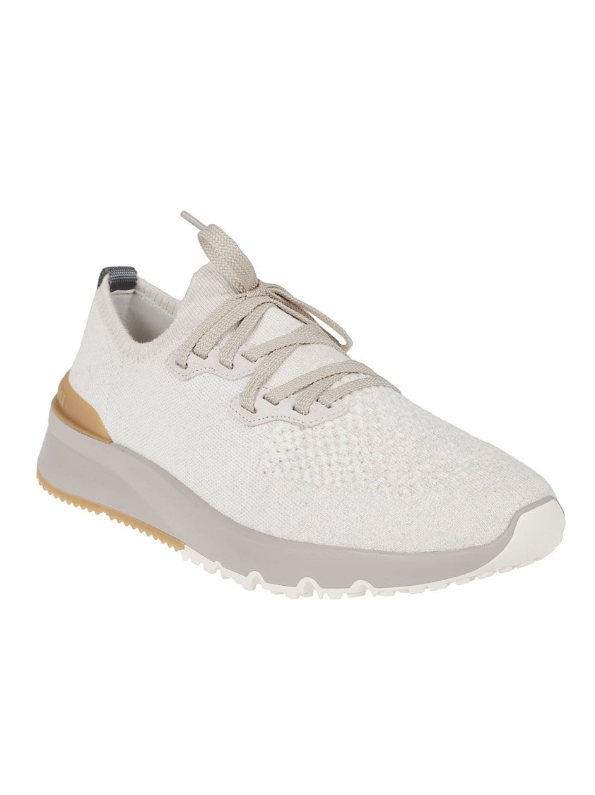 Brunello Cucinelli Low-Profile Knitted Sneakers