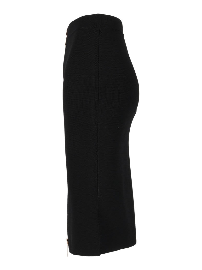 Elisabetta Franchi High-Waisted Fitted Midi Skirt