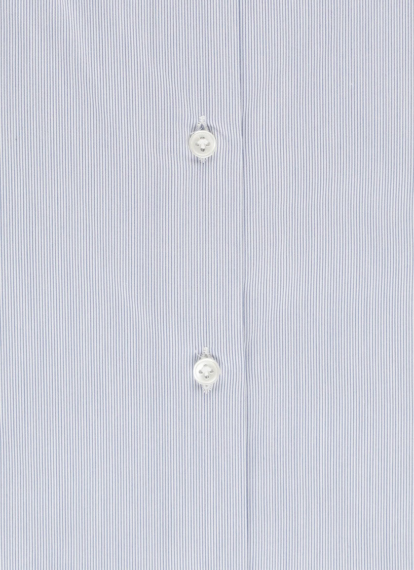 Fay Blue Striped Cotton Casual Shirt