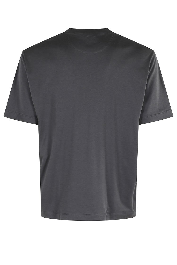 Eleventy Classic Round-Neck Anthracite T-Shirt