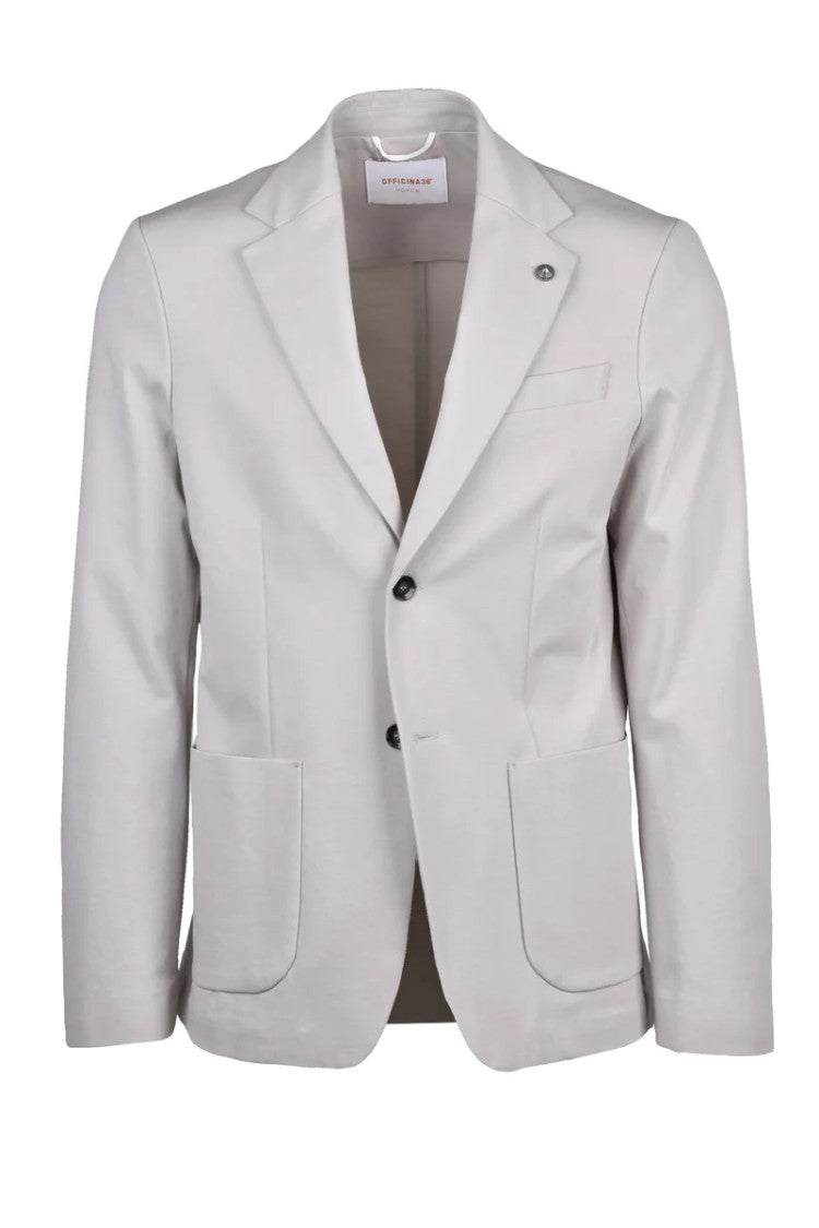 Officina 36 Men's Unlined Jacket - Light Grey