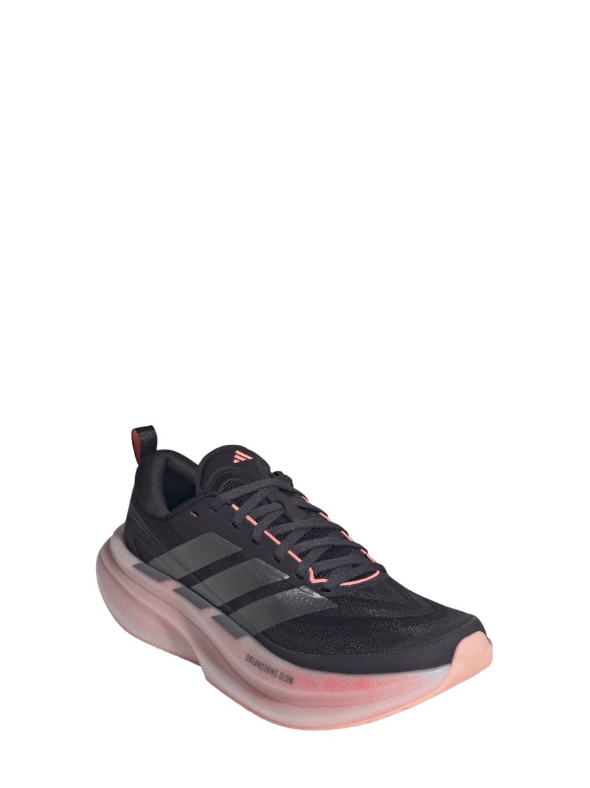 Adidas Grey Fabric Supernova Glide Sneakers