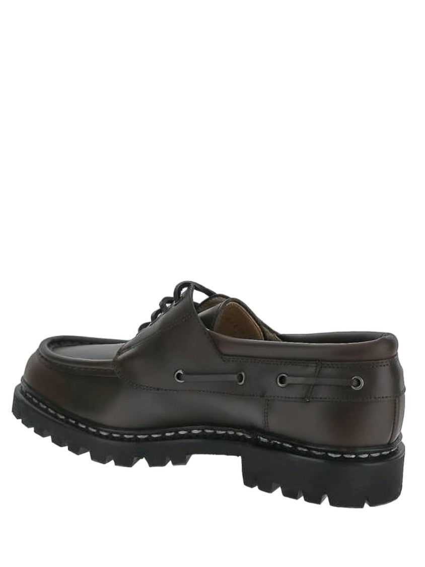 Paraboot Moc Toe Lace-Up Dress Shoes