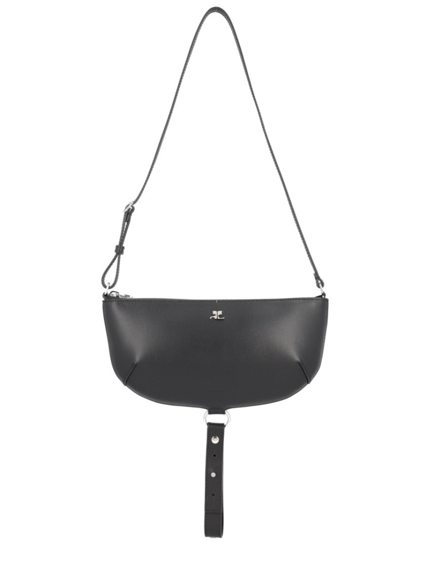 Courrèges Neutrals Holy Eclipse Crescent Bag