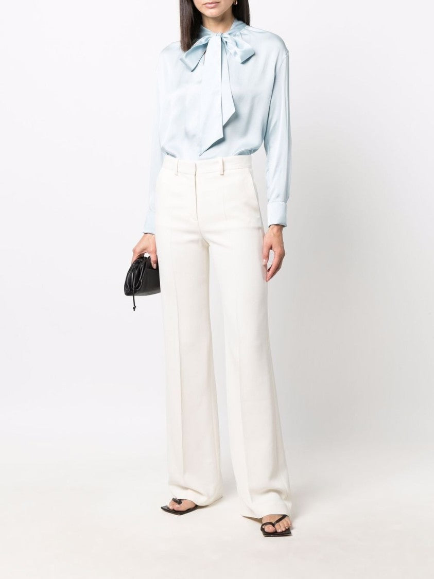 Lanvin Light Blue Silk Blouse