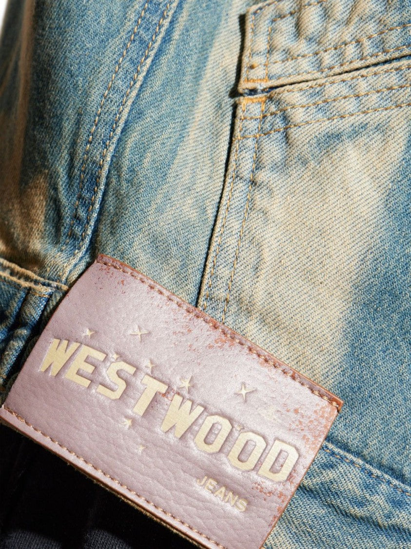 Vivienne Westwood Light Blue Faded Wash Zip Jacket