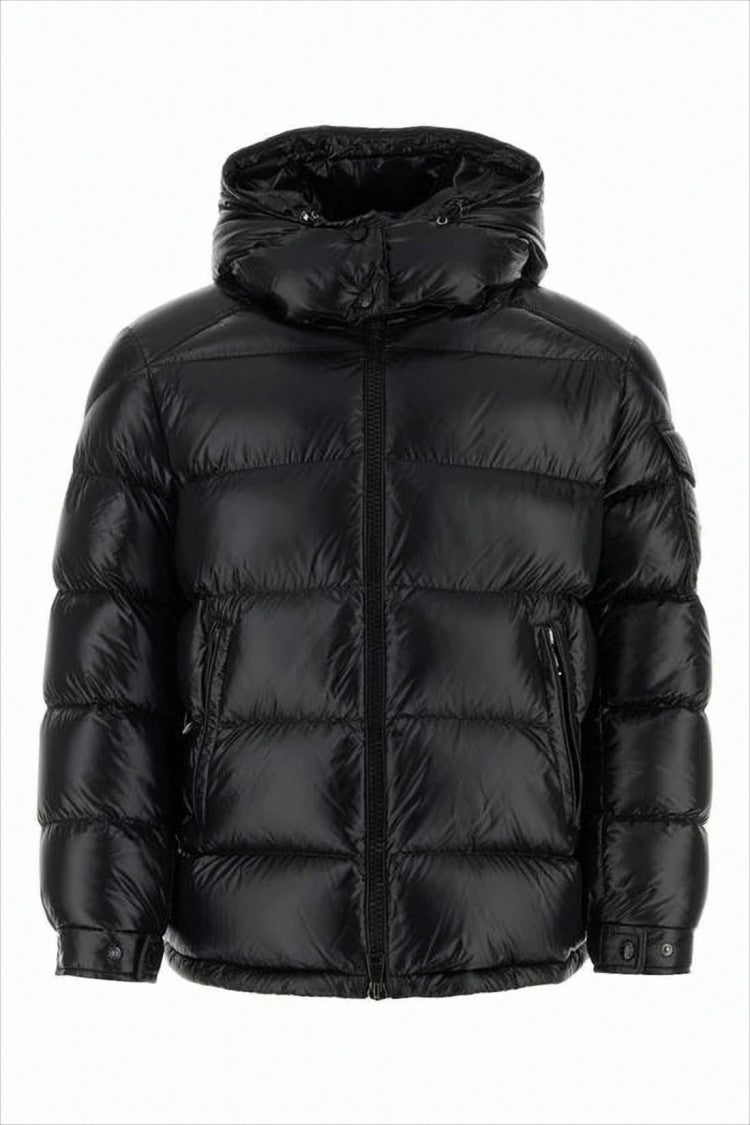 Moncler Finish Short Puffer Jacket With High Collar
