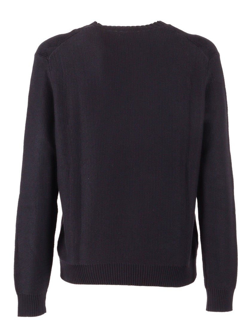 Ballantyne Textured Round Neck Sweater