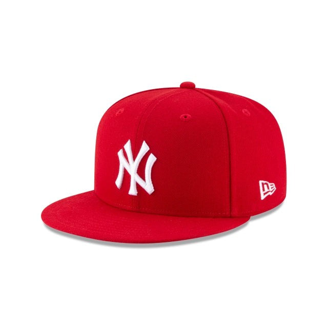New Era New York Yankees Basic Scarlet 9Fifty Snapback Hat