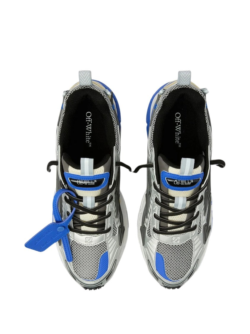 Off-White Grey Be Right Back Chunky Mesh Sneakers