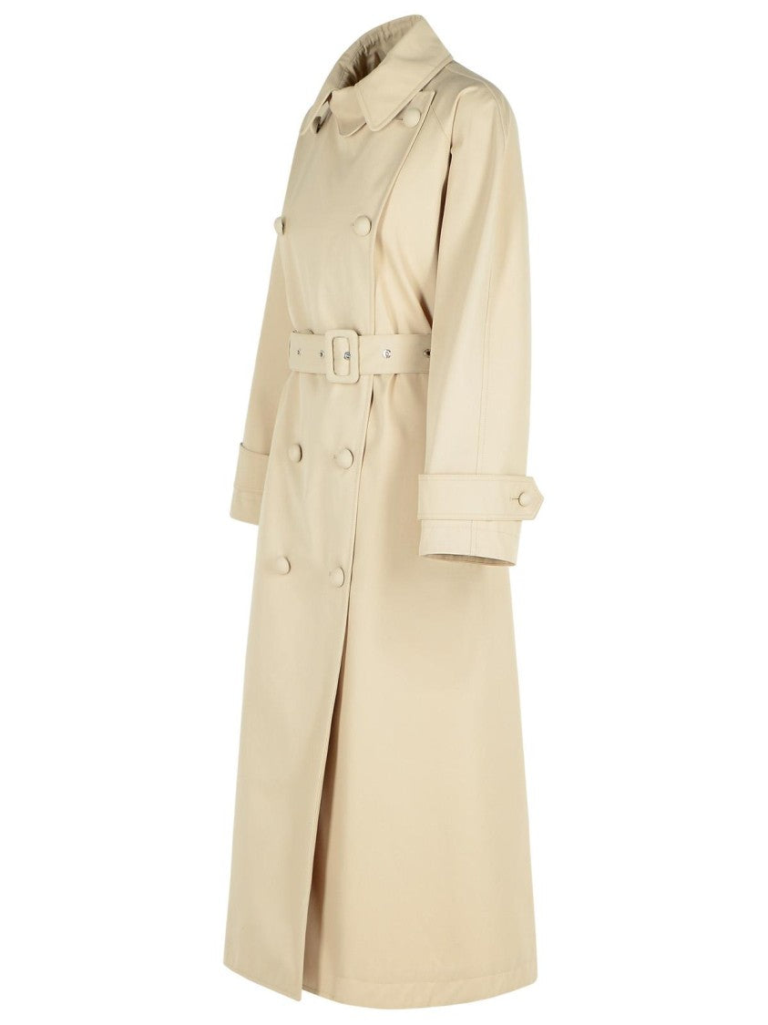 Dolce & Gabbana Over' Beige Polyester Blend Trench Coat