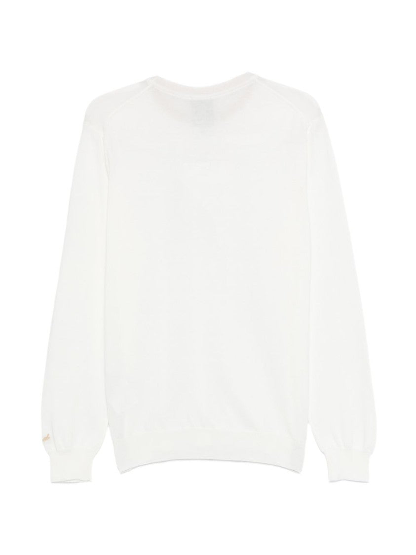 Woolrich Plain Cotton Classic Crew Neck Sweater
