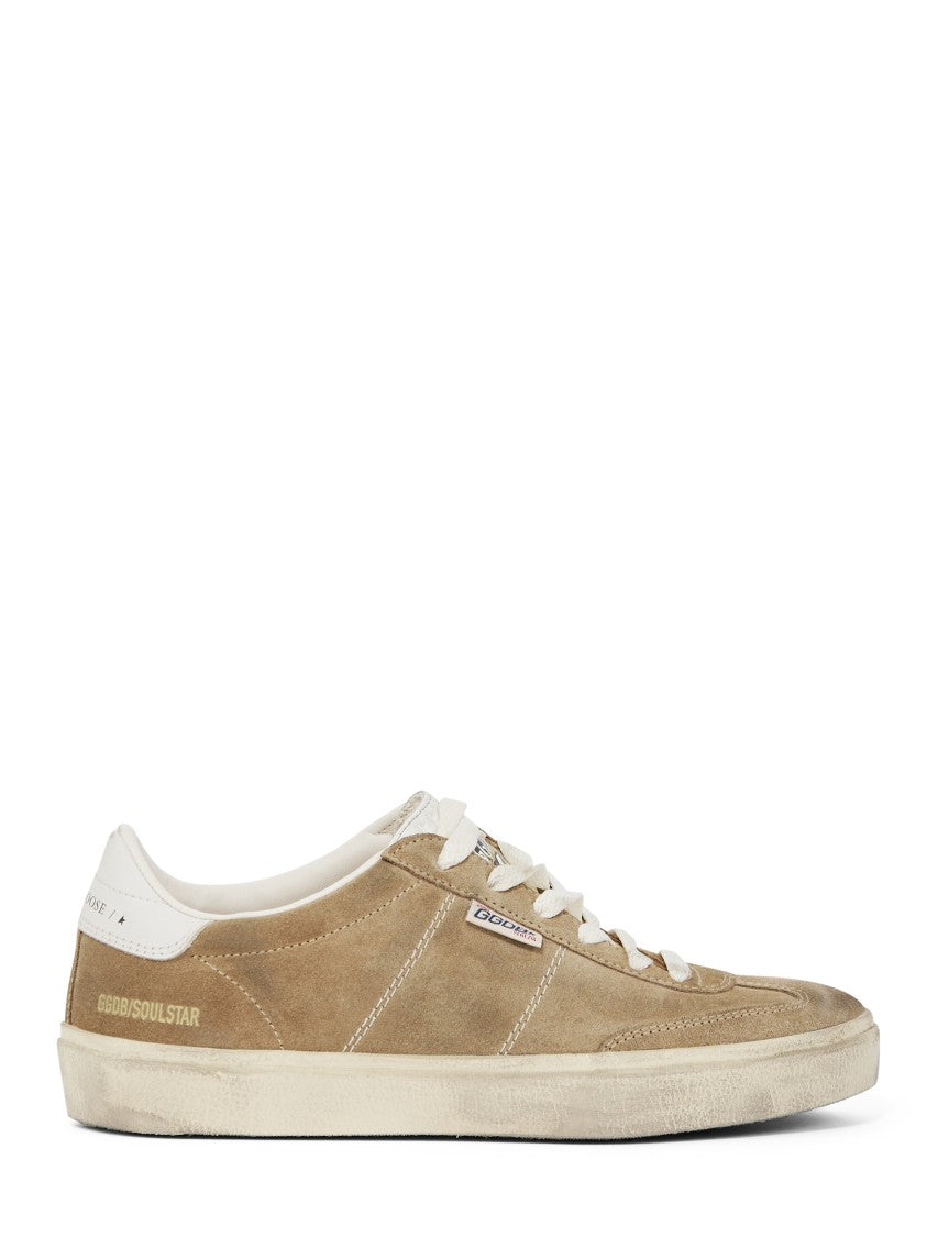 Golden Goose Suede And Leather Sneakers With Textured Detailing