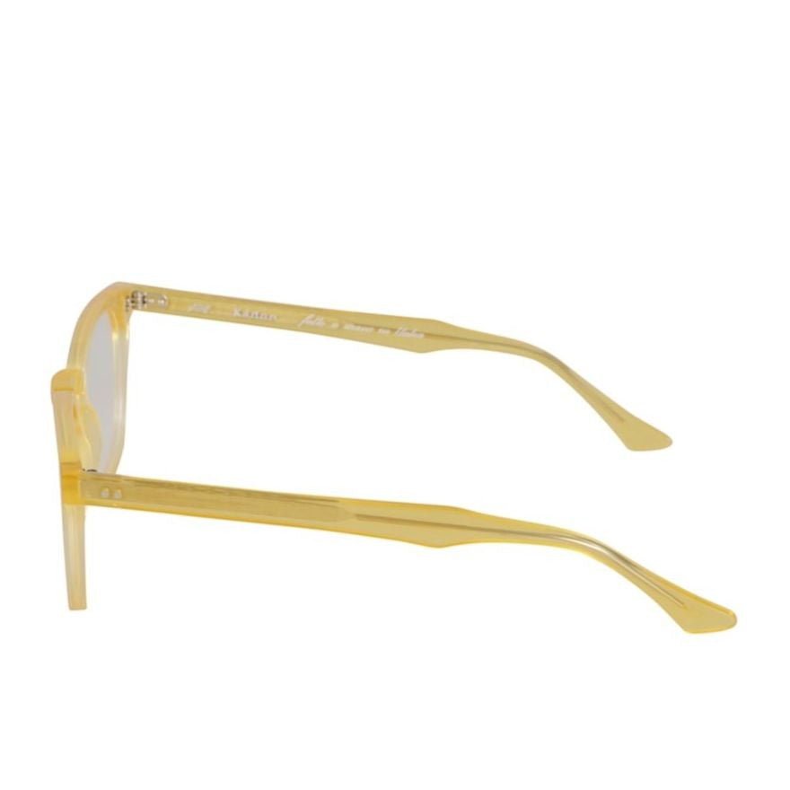 Kador Dante Translucent Yellow Square Frame Eyeglasses