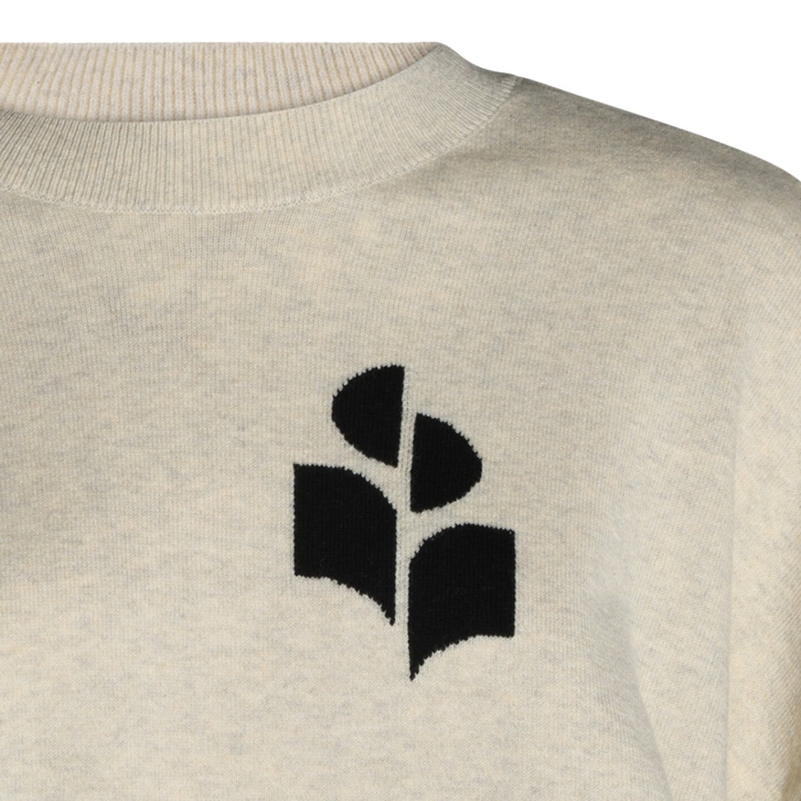 Isabel Marant Étoile Light Beige Relaxed Fit Ribbed Sweater
