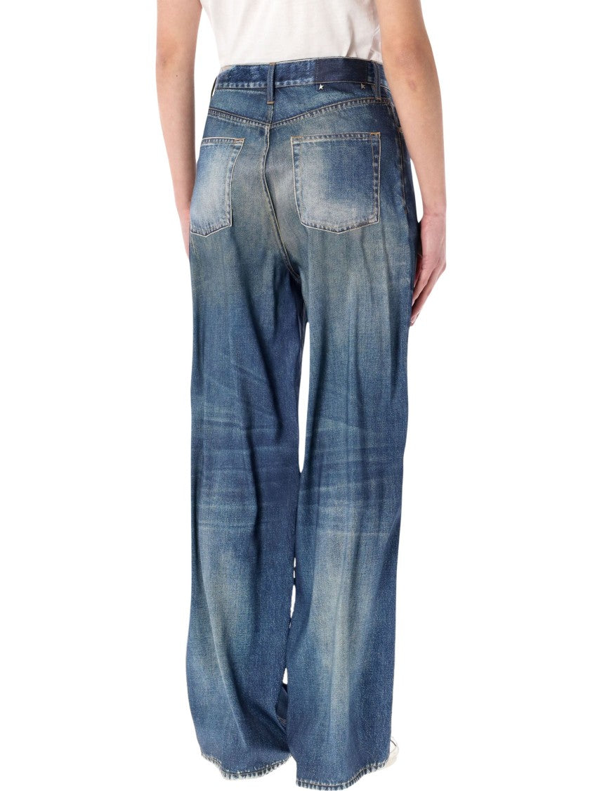 Golden Goose Boyfriend Baggy Five Pocket Jeans