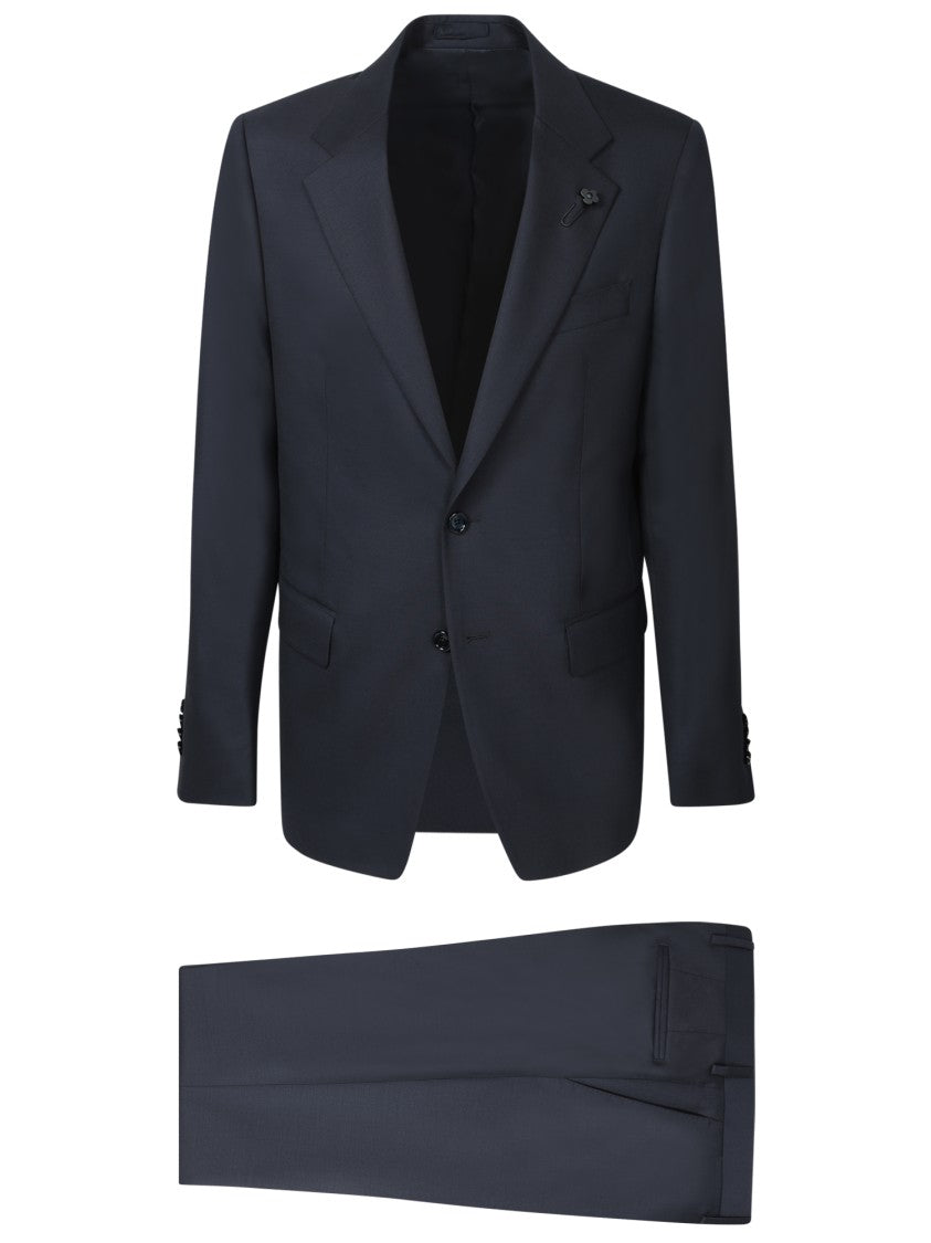 Lardini Two-Button Tailored Blue Suit