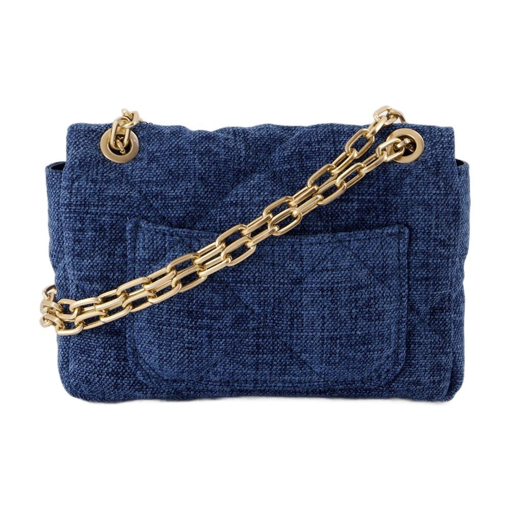 Vanessa Bruno Nano Moon Bag - Linen - Blue