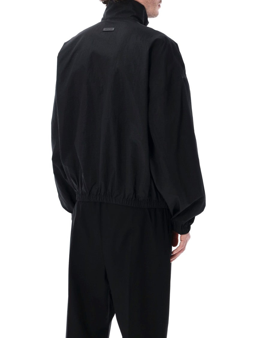 Fear Of God High Collar Black Tech Track Jacket