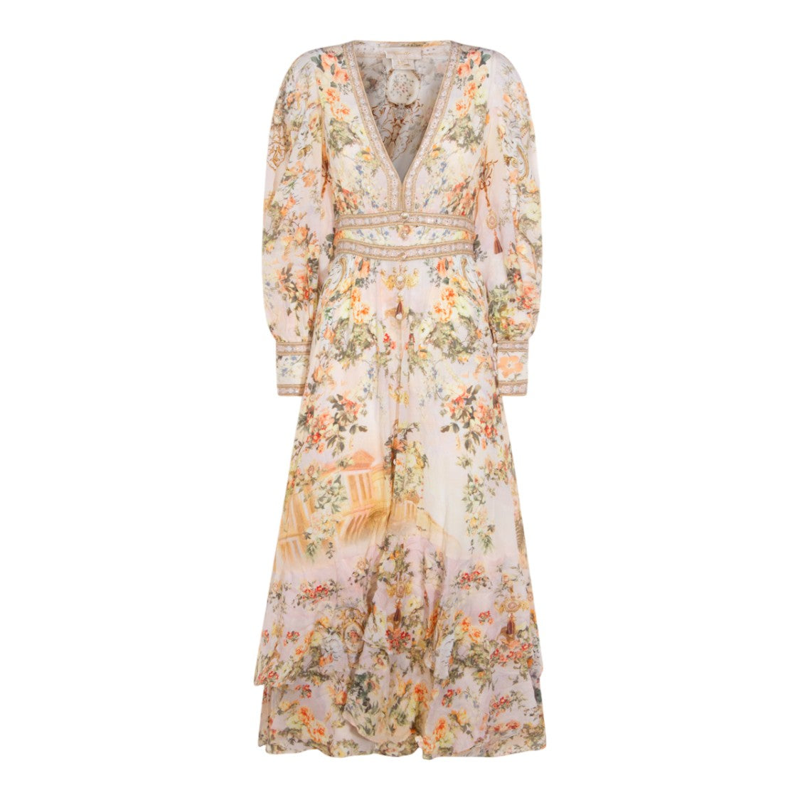 Camilla Flowing Silhouette Dress With Elegant Draping