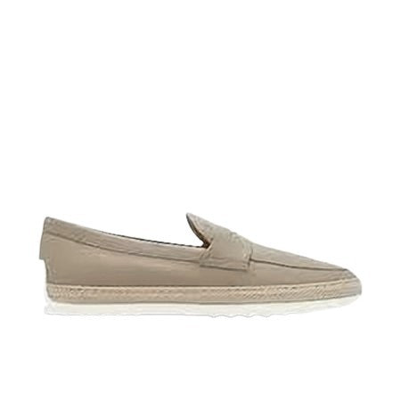 Tod's Minimalist Calf Leather Loafers With Rubber Sole