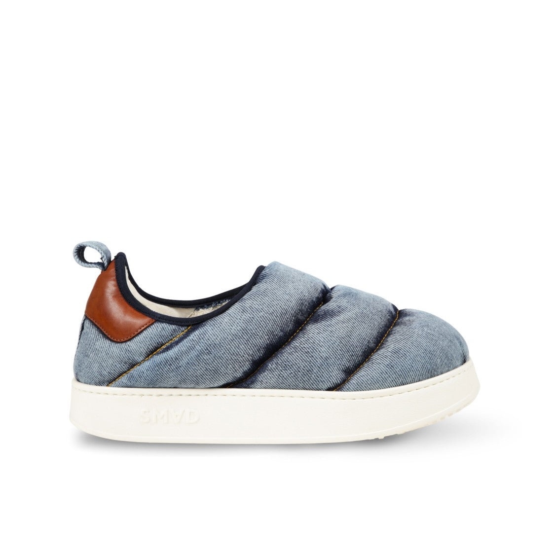 Smad Denim Puffer Slip-On Shoes