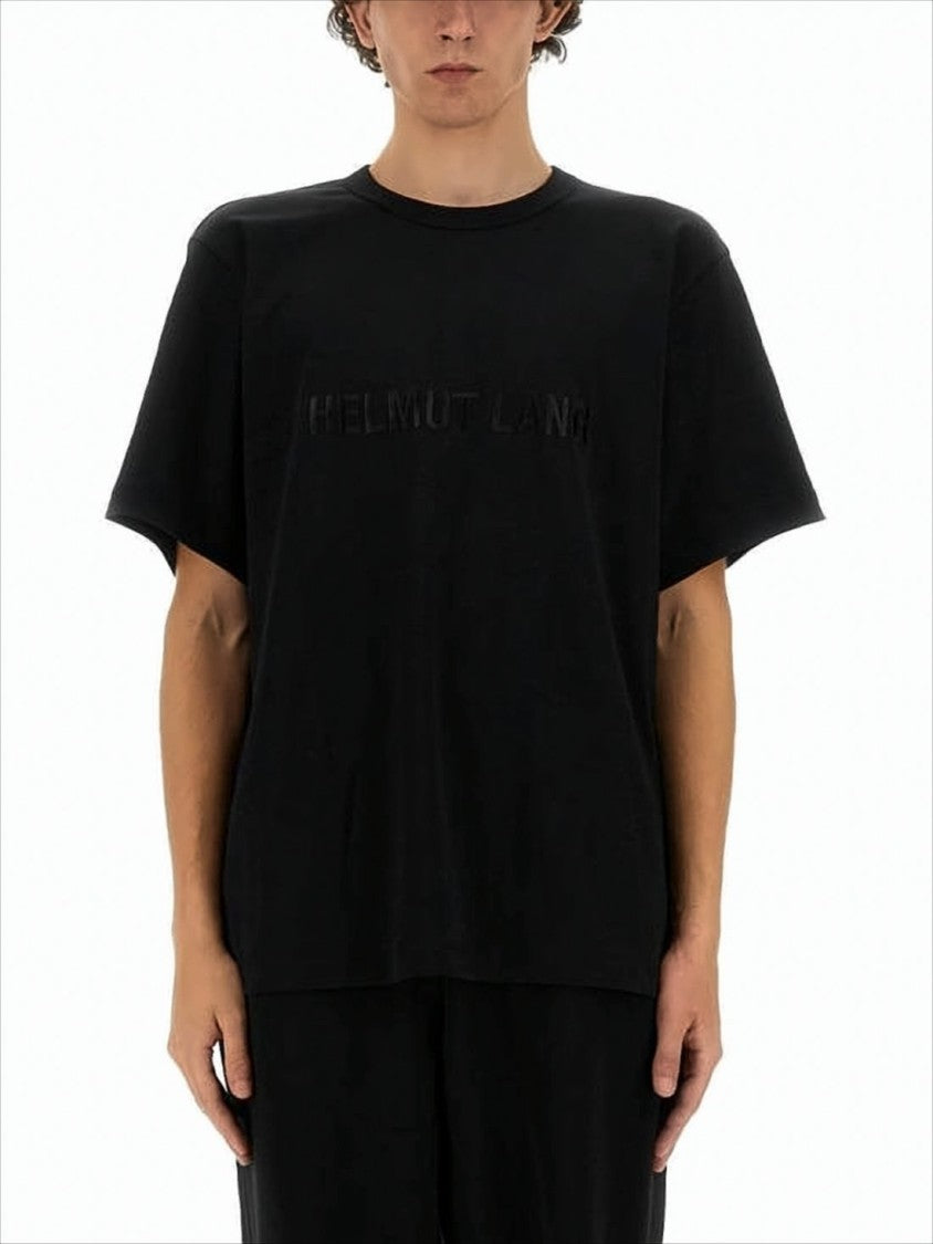 Helmut Lang Short-Sleeve T-Shirt With Embossed Logo
