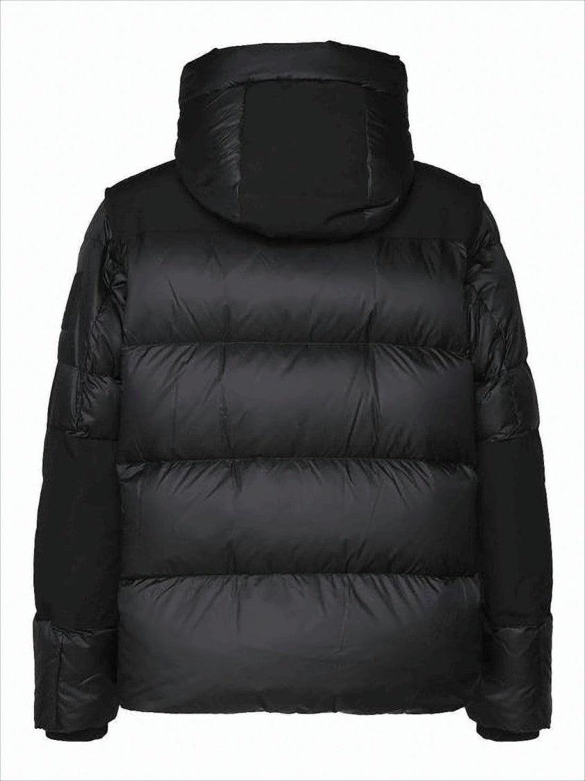 Burberry Horizontal Quilted Puffer Jacket With High Collar