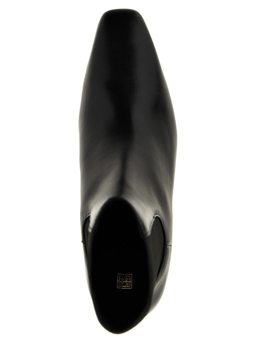 Totême Leather Ankle Boots