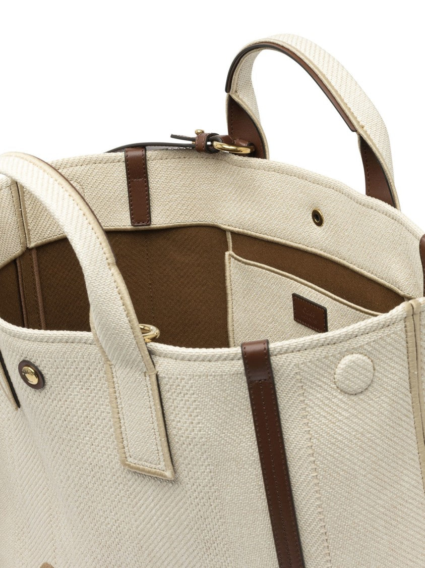 Chloé Structured Beige Shoulder Bag