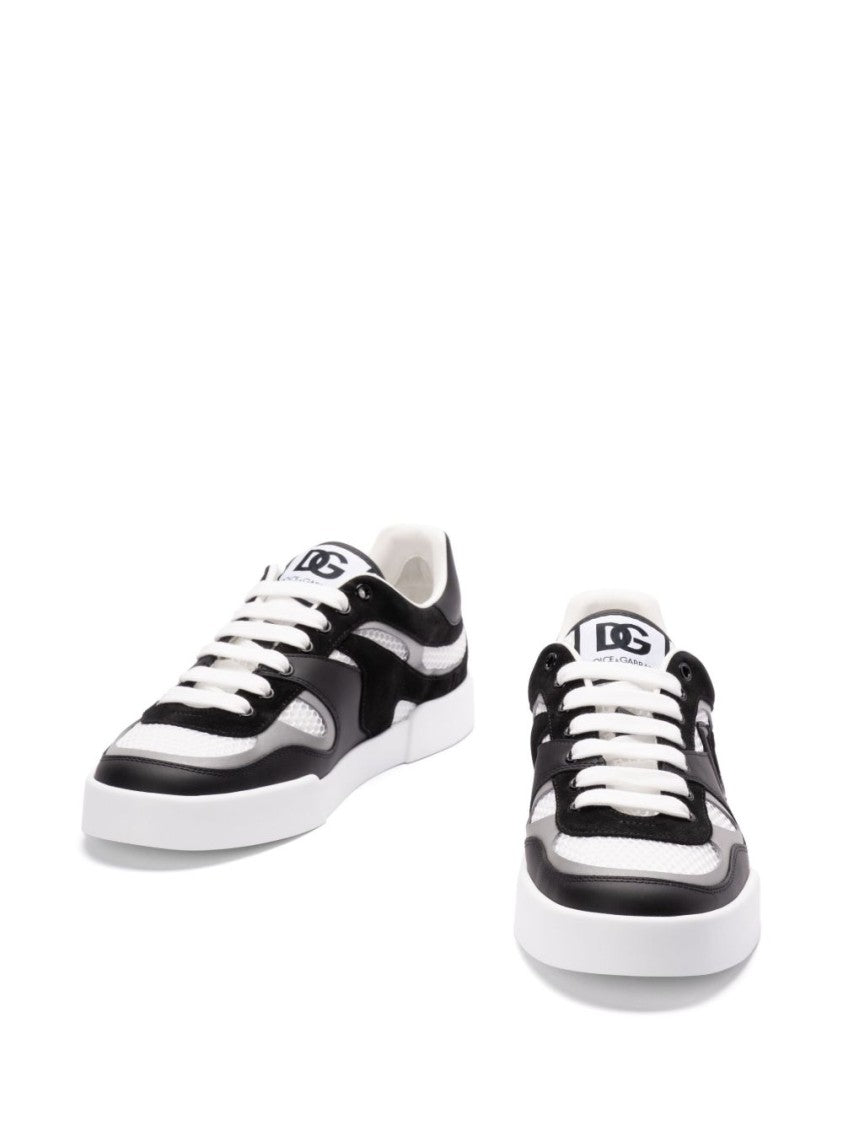 Dolce & Gabbana Colour-Block Panelled Sneakers With Mesh Detailing