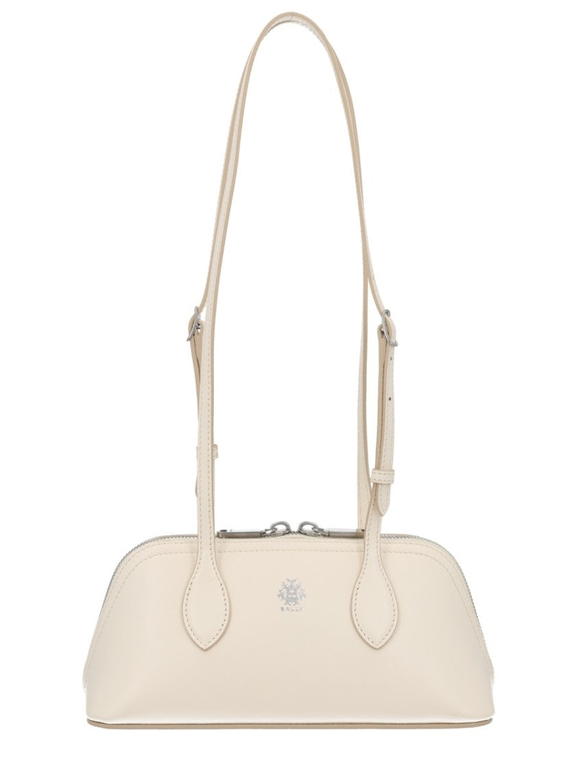 Bally Praline S Structured Leather Handbag