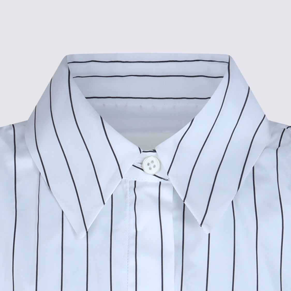 Jil Sander White And Blue Cotton Shirts